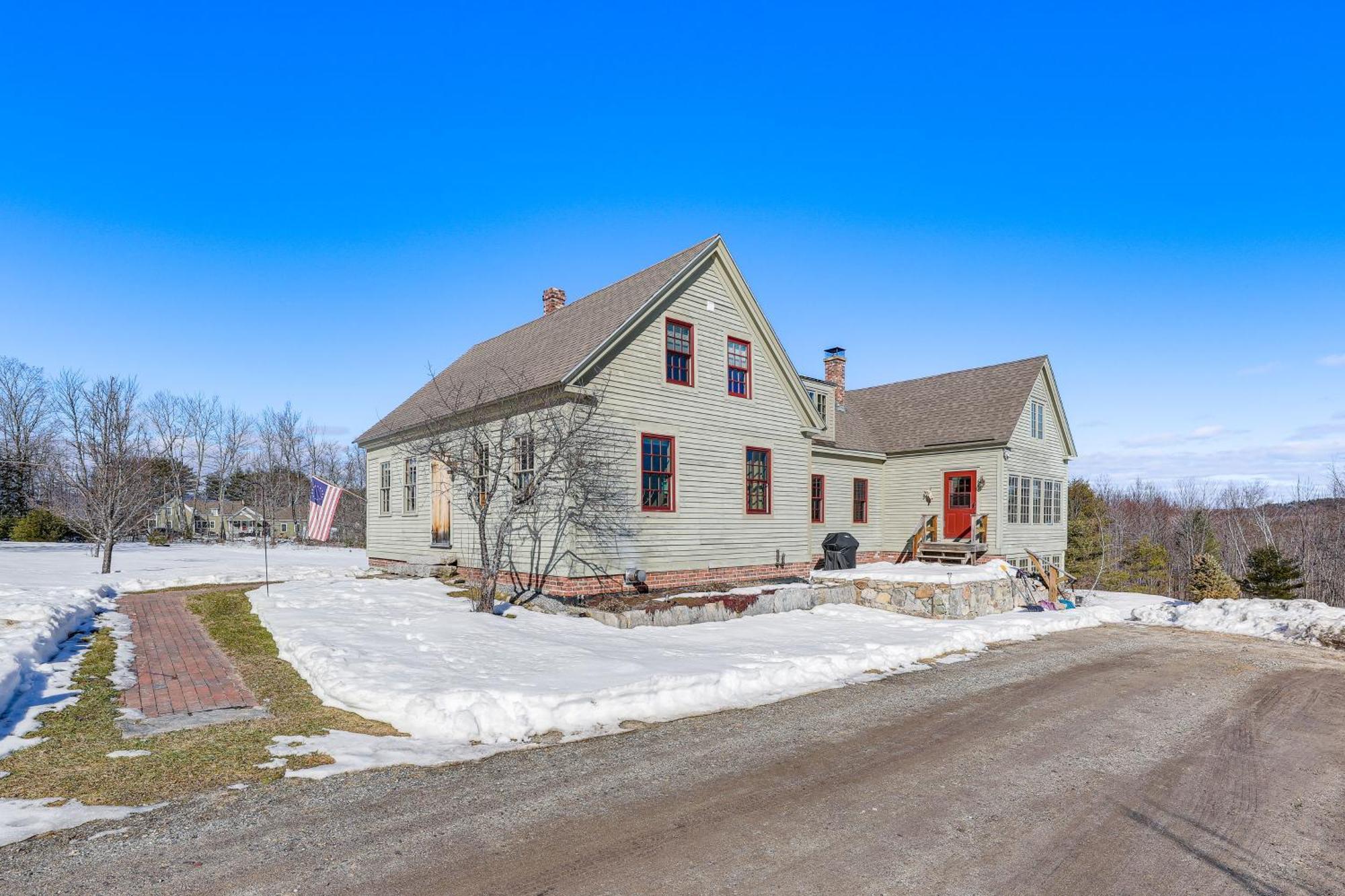 Charming Lovell Farmhouse - 17 Acres With Mtn Views! Exterior foto